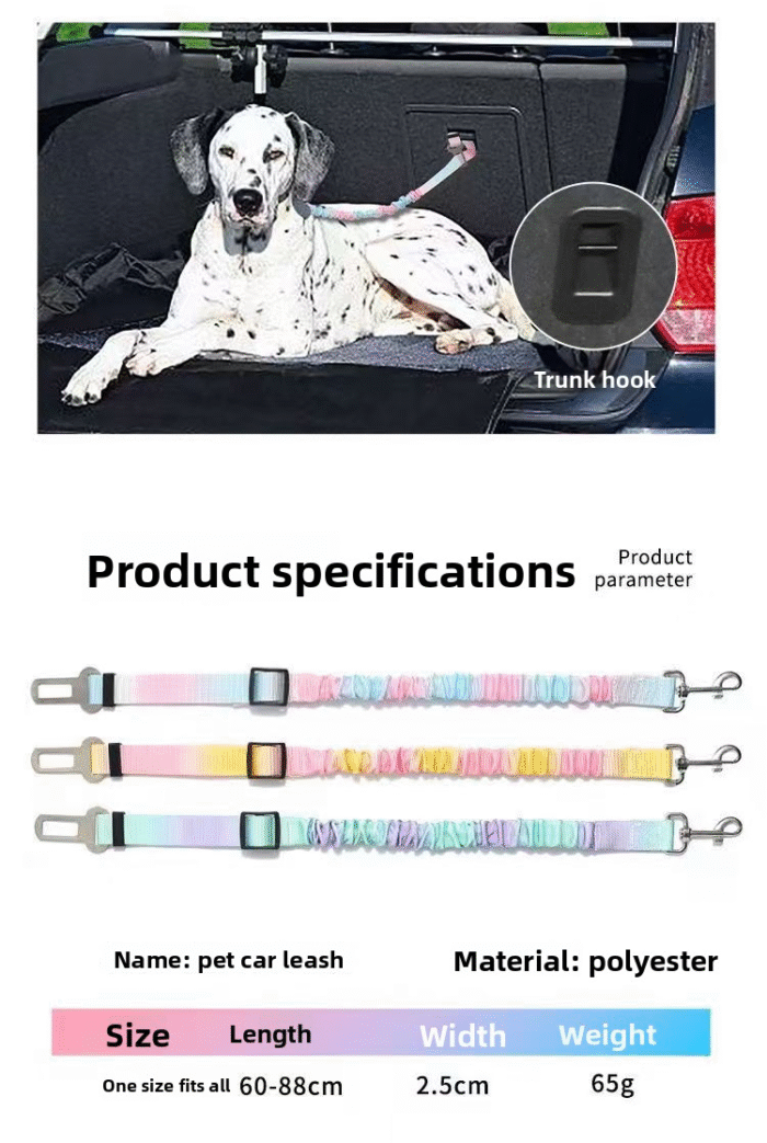 Pet car seat belt